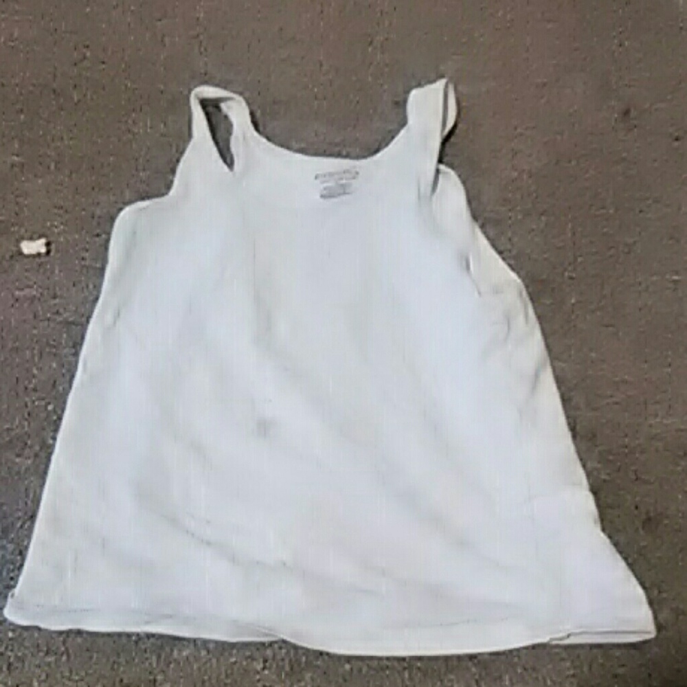 A white tanktop